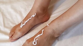 Foot Care Compilation with Granny Maria: Creamy Softness and Relaxing Strokes! 